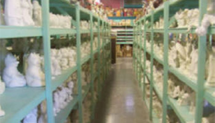 aisles of ceramics